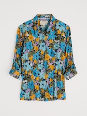Azul marino - Camiseta de algodón 100 % con estampado Poisson de Seasalt Cornwall - Imagen 4 de 6