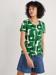 Seasalt Cornwall Green Camerance T-Shirt - Image 1 of 5