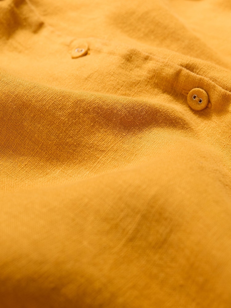Seasalt Cornwall Yellow Petite Carved Wood 100% Linen Sleeveless Dress - Image 5 of 5 Seasalt Cornwall Yellow Petite Carved Wood 100% Linen Sleeveless Dress - Image 5 of 5