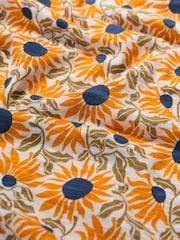 Seasalt Cornwall Yellow Wavecrest Jersey Short Sleeve 100% Cotton Shirt - Image 5 of 5
