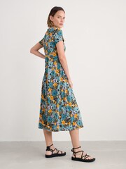 Seasalt Cornwall Blue Tall Petite 100% Cotton Chapelle Dress - Image 2 of 5