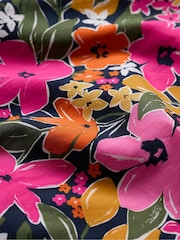 Seasalt Cornwall Pink Multi Paint Po 100% Cotton Skirt - Image 5 of 5
