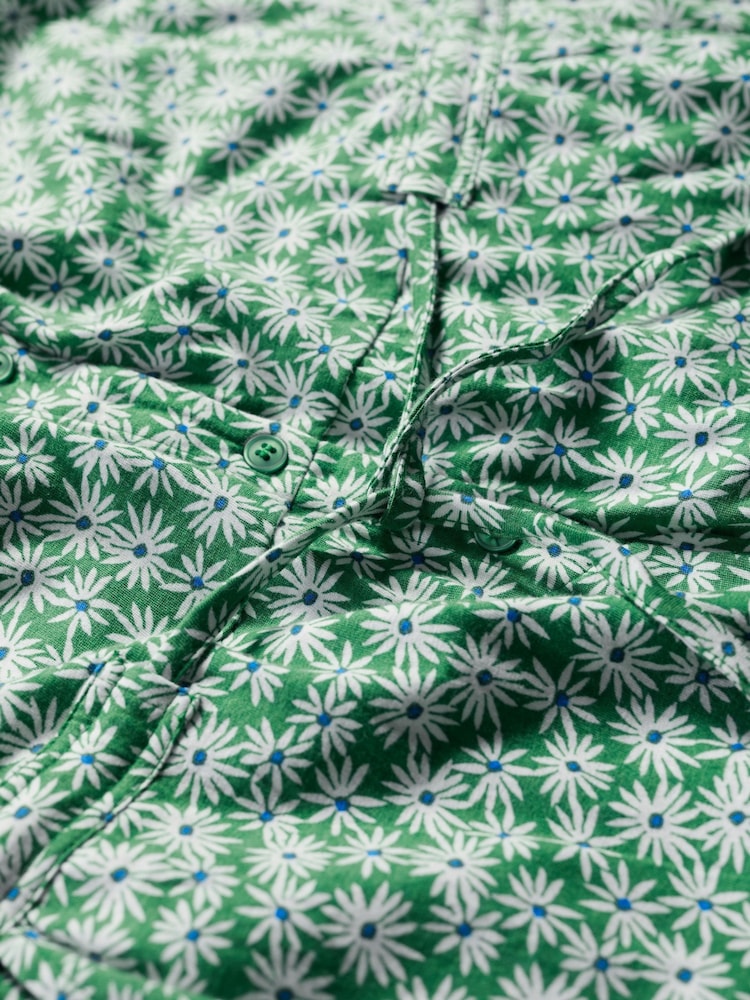 Seasalt Cornwall Green Petite Rose Trellis Wide Leg Jumpsuit - Image 5 of 5 Seasalt Cornwall Green Petite Rose Trellis Wide Leg Jumpsuit - Image 5 of 5