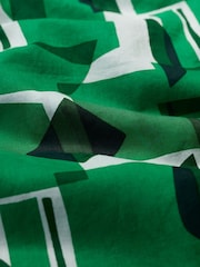Seasalt Cornwall Green Op Art 100% Cotton Tunic Top - Image 5 of 5