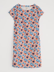 Seasalt Cornwall Orange Petite River Cove 100% Cotton Shift Dress - Image 4 of 5