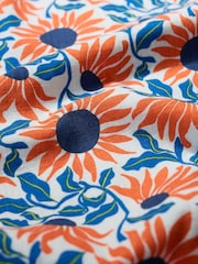 Seasalt Cornwall Orange Petite River Cove 100% Cotton Shift Dress - Image 5 of 5