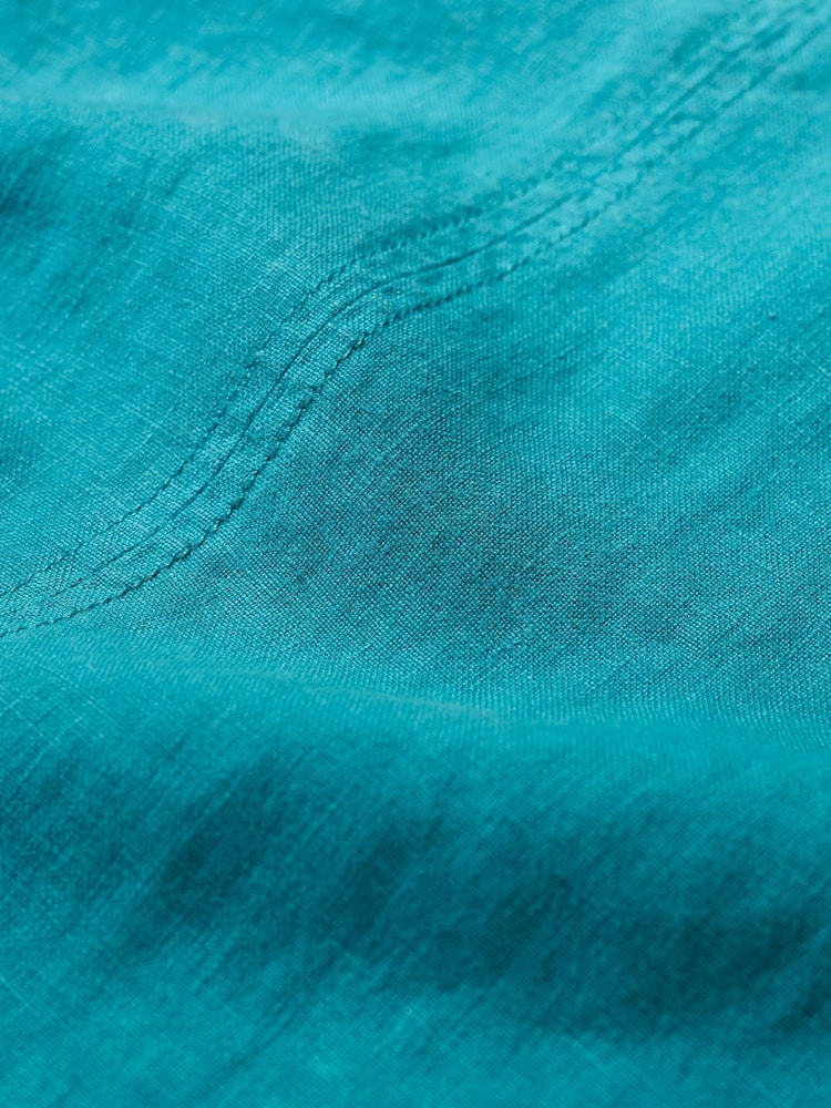 Seasalt Cornwall Light Blue Lighthouse Station Linen Vest - Image 5 of 5