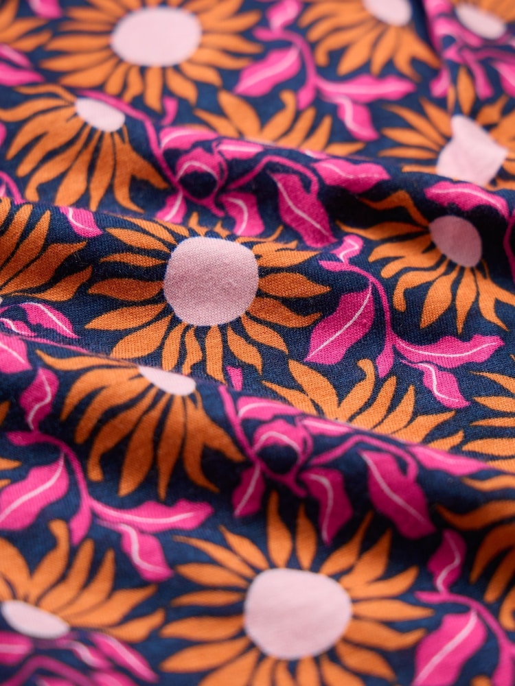 Seasalt Cornwall Pink Barnoon Jersey Printed Short-Sleeve Blouses - Image 5 of 5
