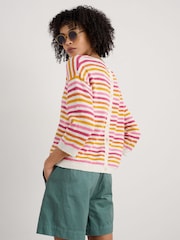 Seasalt Cornwall Pink Knavock Striped Jumper - Image 3 of 5