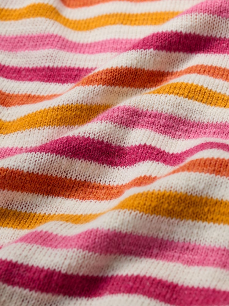 Seasalt Cornwall Pink Knavock Striped Jumper - Image 5 of 5 Seasalt Cornwall Pink Knavock Striped Jumper - Image 5 of 5