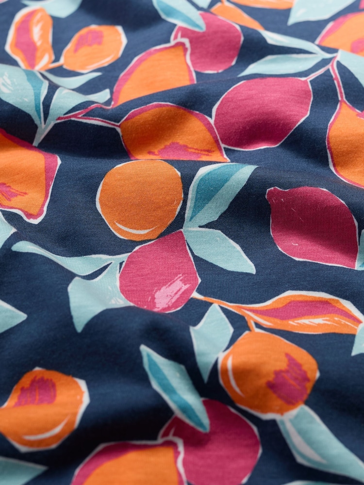 Seasalt Cornwall Orange Multi Carwynnen Midi Dress - Image 5 of 5 Seasalt Cornwall Orange Multi Carwynnen Midi Dress - Image 5 of 5