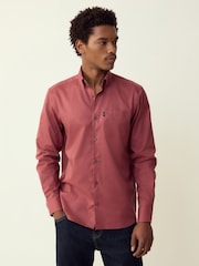 Raspberry Pink Regular Fit Button Down Easy Iron Oxford Shirt - Image 1 of 8