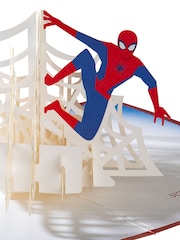 Hallmark Blue Amazing Day Card - 3D Pop Up Marvel Spider Man - Image 2 of 4
