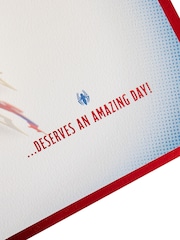 Hallmark Blue Amazing Day Card - 3D Pop Up Marvel Spider Man - Image 3 of 4