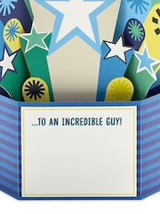 Hallmark Blue Musical & Light Up Father's Day Card - 3D Banner - Image 3 of 4