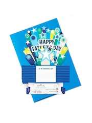 Hallmark Blue Musical & Light Up Father's Day Card - 3D Banner - Image 4 of 4