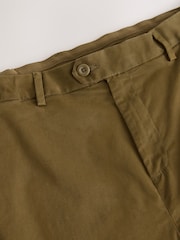 Dark Tan Straight Fit Signature Ultimate Motionflex Chino Trousers - Image 6 of 9