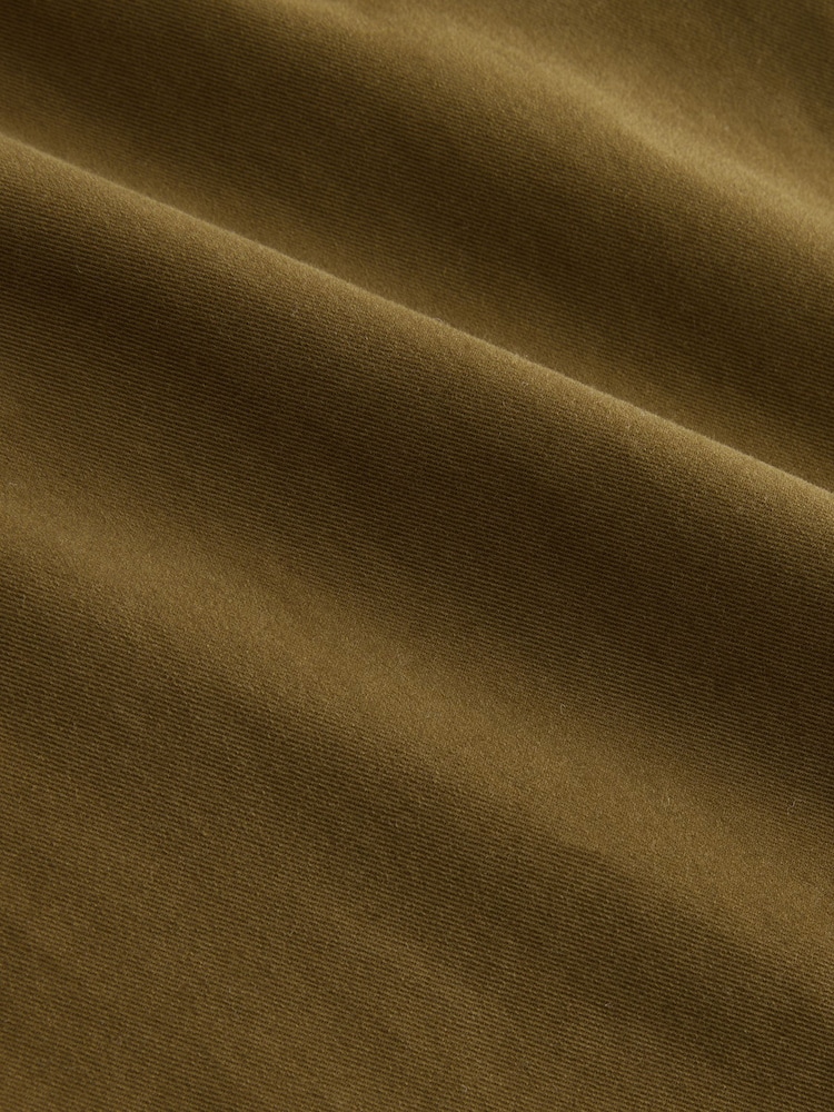 Dark Tan Straight Fit Signature Ultimate Motionflex Chino Trousers - Image 9 of 9