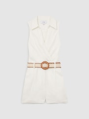 Reiss Cream Mila Playsuit - Image 2 of 6