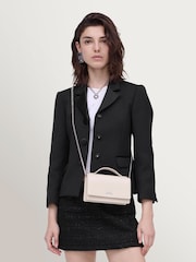 Marc Jacobs Cotton White The Mirror Mini Bag - Image 2 of 6