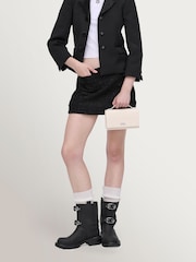 Marc Jacobs Cotton White The Mirror Mini Bag - Image 3 of 6