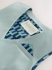 Grün - Baker by Ted Baker – Hemd, Weste und Shorts im Set - Bild 6 von 9