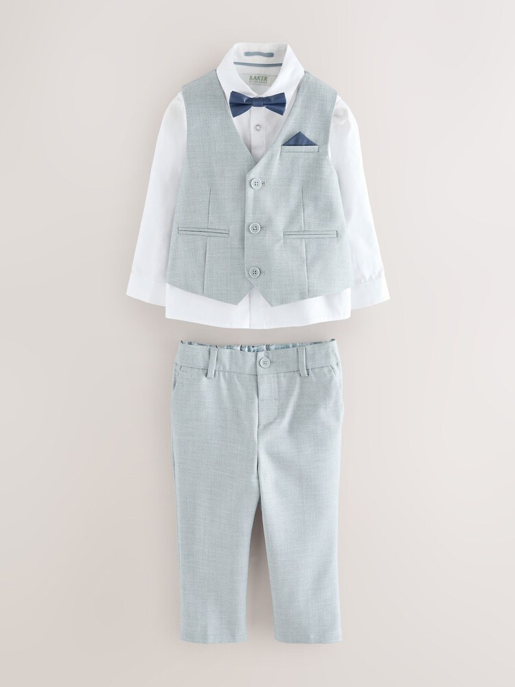 Gris - Conjunto de camisa, chaleco y pantalón Baker by Ted Baker - Imagen 1 de 8 Gris - Conjunto de camisa, chaleco y pantalón Baker by Ted Baker - Imagen 1 de 8