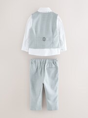 Gris - Conjunto de camisa, chaleco y pantalón Baker by Ted Baker - Imagen 2 de 8