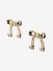 Set of 2 Gold Bow Metal Hooks - Image 3 of 4