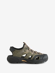 Skechers Green Mens Relaxed Fit Fairport Bradley Sandals - Image 1 of 1