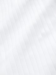 White/Black Regular Fit Cotton Shirt, Bow Tie, Pocket Square & Pin Occasion Set 4 Pack - Image 3 of 9