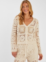Accessorize Crochet Cardigan - Imagem 1 de 4