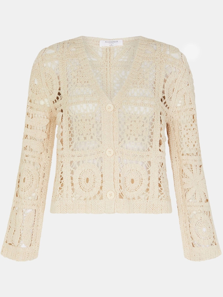 Accessorize Crochet Cardigan - Imagem 4 de 4