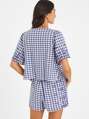Accessorize Gingham Embroidered 100% Cotton Tie Top - Imagen 3 de 3