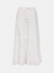 Accessorize Tiered 100% Cotton Maxi Skirt - Image 2 of 2