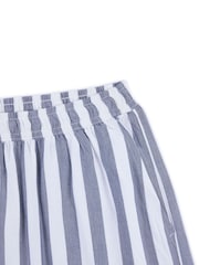 Chelsea Peers Blue Poplin Stripe Shorts - Image 5 of 5