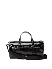 Victoria's Secret Black Patent Large Duffle Bag - Image 2 of 5