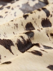 Nothing Ordinary Animal Cowhide Leather Midi Car Coat - Image 2 of 4