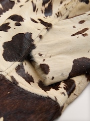 Nothing Ordinary Animal Cowhide Leather Midi Car Coat - Image 4 of 4