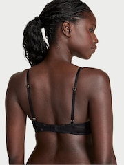 Victoria's Secret Black Dot Unlined Demi Sheer Bra - Image 2 of 3