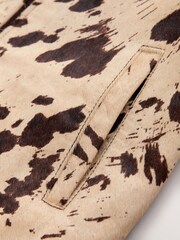 Nothing Ordinary Cowhide Leather Short Jacket - Imagen 8 de 9