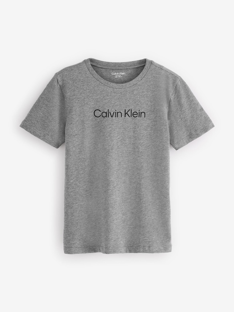 Calvin Klein Grey Modern Cotton T-Shirts 2 Pack - Image 3 of 3