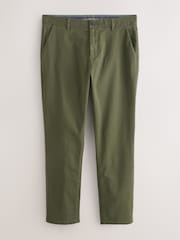 Grønn - Liten passform  - Stretch Chinos Bukser - Bilde 6 av 9
