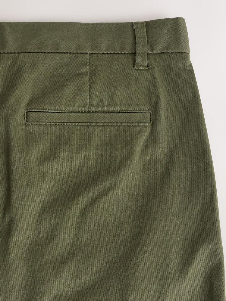 Green Slim Fit Stretch Chinos Trousers - Image 9 of 9 Green Slim Fit Stretch Chinos Trousers - Image 9 of 9