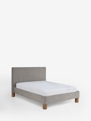Soft Twill Mid Grey Brayden Upholstered Ottoman Storage Bed Frame - Image 6 of 7
