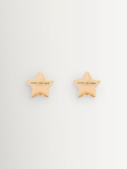 Marc Jacobs Gold Tone Balloon Star Earrings - Image 4 of 5