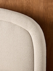 Boucle Twill Oyster Natural Demi Upholstered Bed Frame - Image 6 of 6