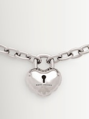 Marc Jacobs Silver Tone Ballon Heart Lock Pendant - Image 3 of 3