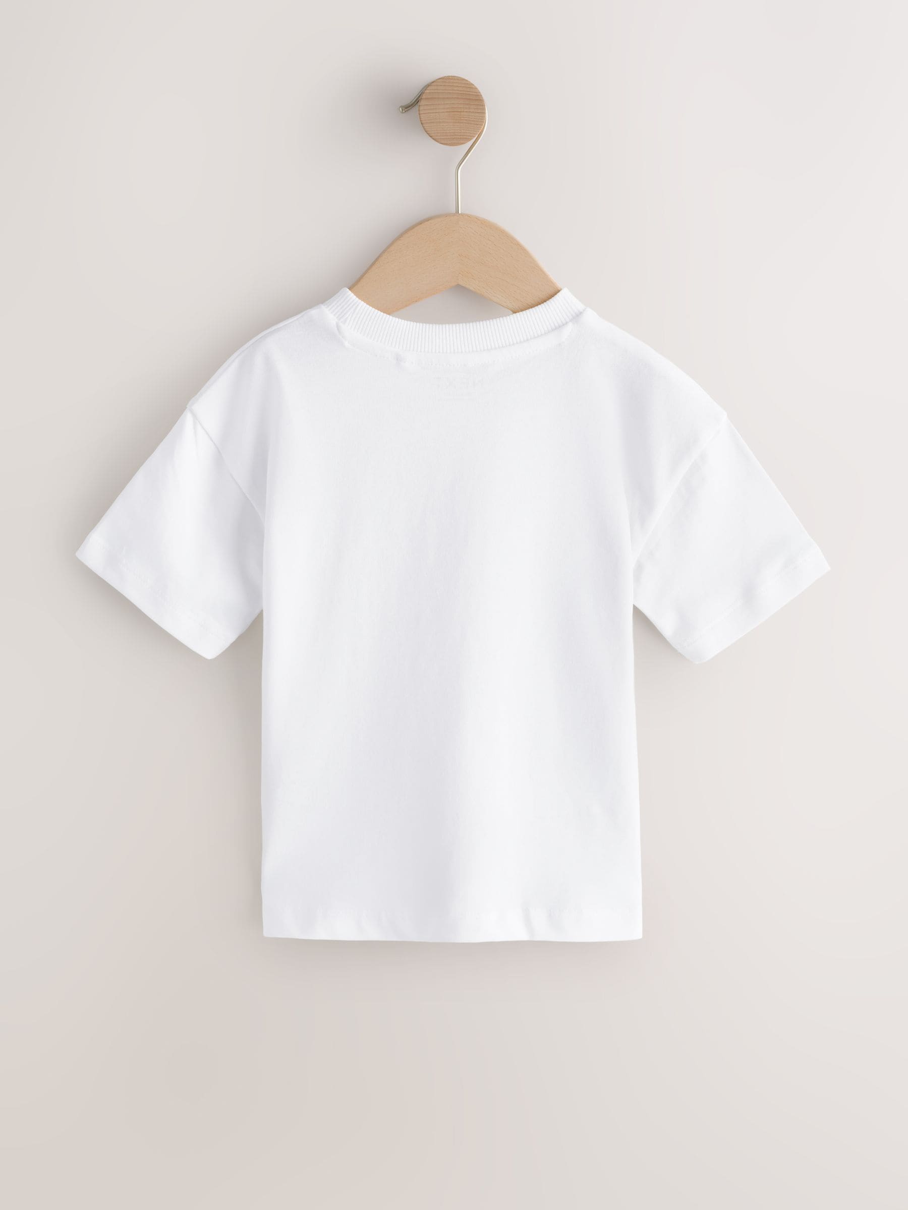 Buy White Palm Tree Short Sleeve Small Graphic T-Shirt (3mths-8yrs