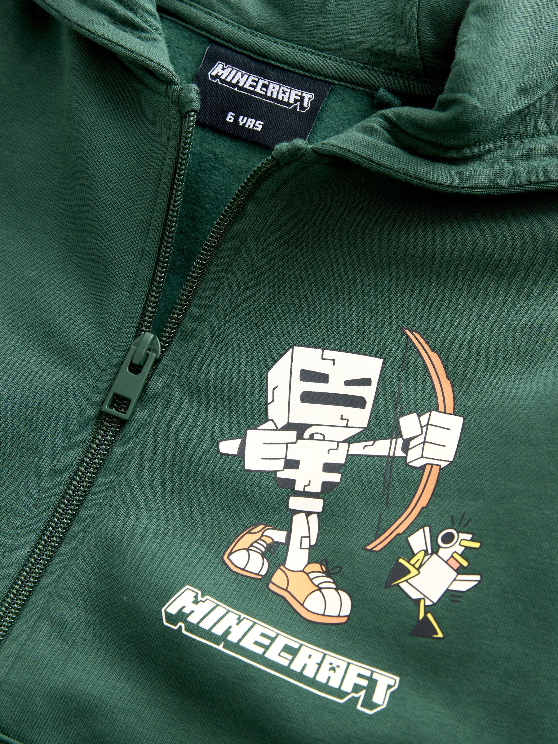 Buy Green Minecraft Zip Through Hoodie (3-16yrs) from Next USA